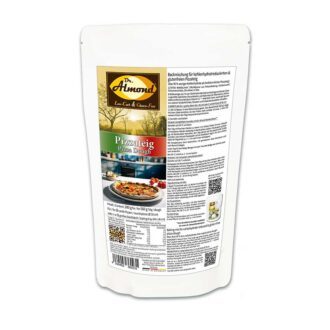 Pizzateig low-carb glutenfrei sojafrei keto Backmischung Pizza Mischung für 2 Pizzen