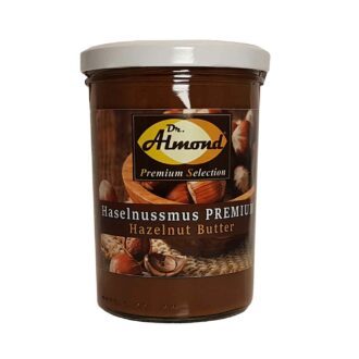 Haselnussmus PREMIUM vegan extra-fein für selbstgemachten Brotaufstrich & Schokocreme 400 g