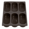 Lurch Flexiform Hotdog Bun 30x17,5cm 6fach braun