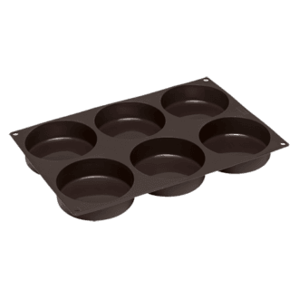 Lurch Flexiform BurgerBun 8,5cm 6fach braun