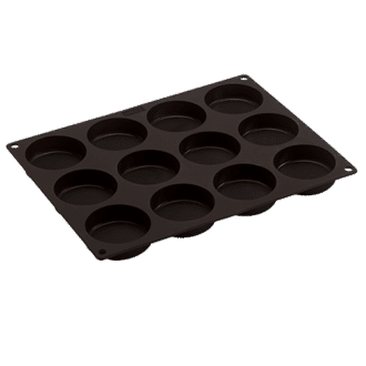 Flexiform BurgerBun Size S Ø6cm 12fach braun