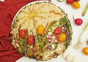 Rezept Gemüse Foccacia zum Grillen lowcarb glutenfrei keto