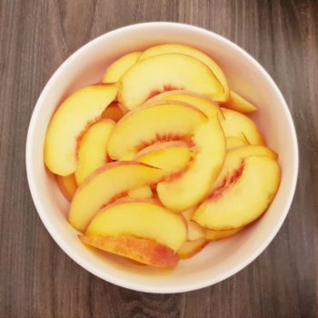 Rezept Pfirsich Melba No bake Cake lowcarb glutenfrei
