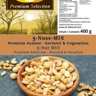 5-Nuss-Mix PREMIUM AUSLESE | Geröstet & Ungesalzen