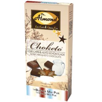 CHOKETO Low Carb & Keto Schokolade MIX PUR – 3 Tafeln – handgemacht