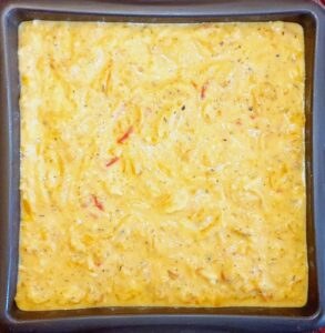 Rezept Pikanter Kürbis Huhn Kuchen lowcarb keto glutenfrei