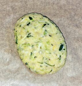 Rezept Zucchini-Laibchen gefüllt mit Schinken & Käse low carb keto glutenfrei