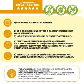 MüslizauberPUR Zubereitung Anleitung