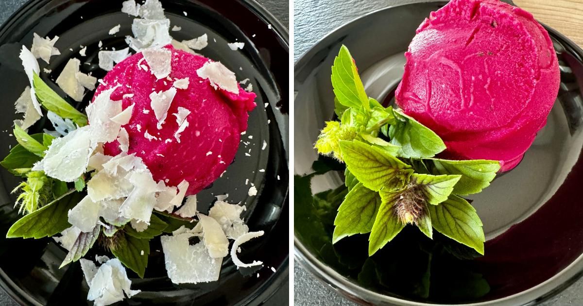 Rezept Herzhaftes Eis &amp;quot;Rote-Bete &amp; Feine Kräuter&amp;quot; mit der Ninja Creami ...