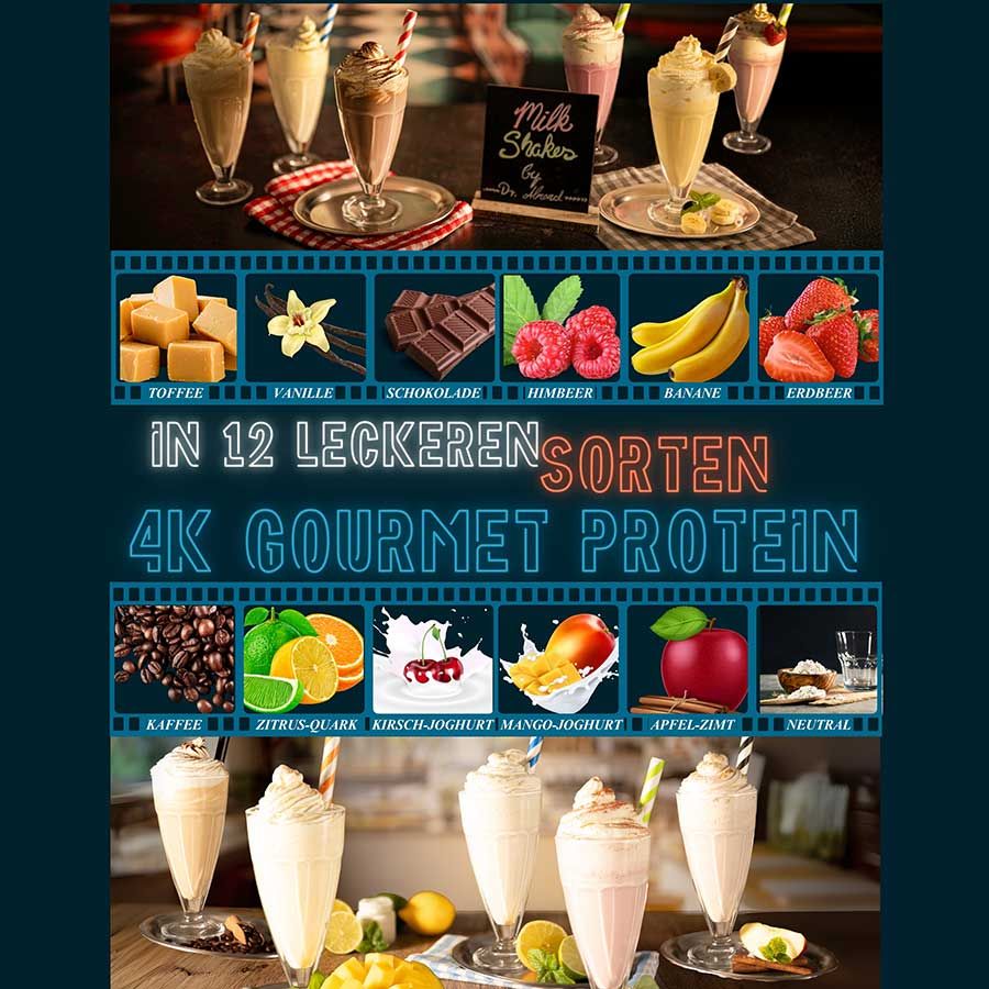 Probierbox-Proteinshakes low carb keto