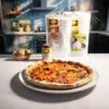 Pizzateig low-carb glutenfrei sojafrei keto Backmischung Pizza Mischung für 2 Pizzen