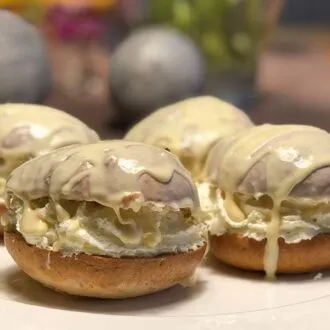 Ofenberliner aus der Mini-Berliner Backmischung