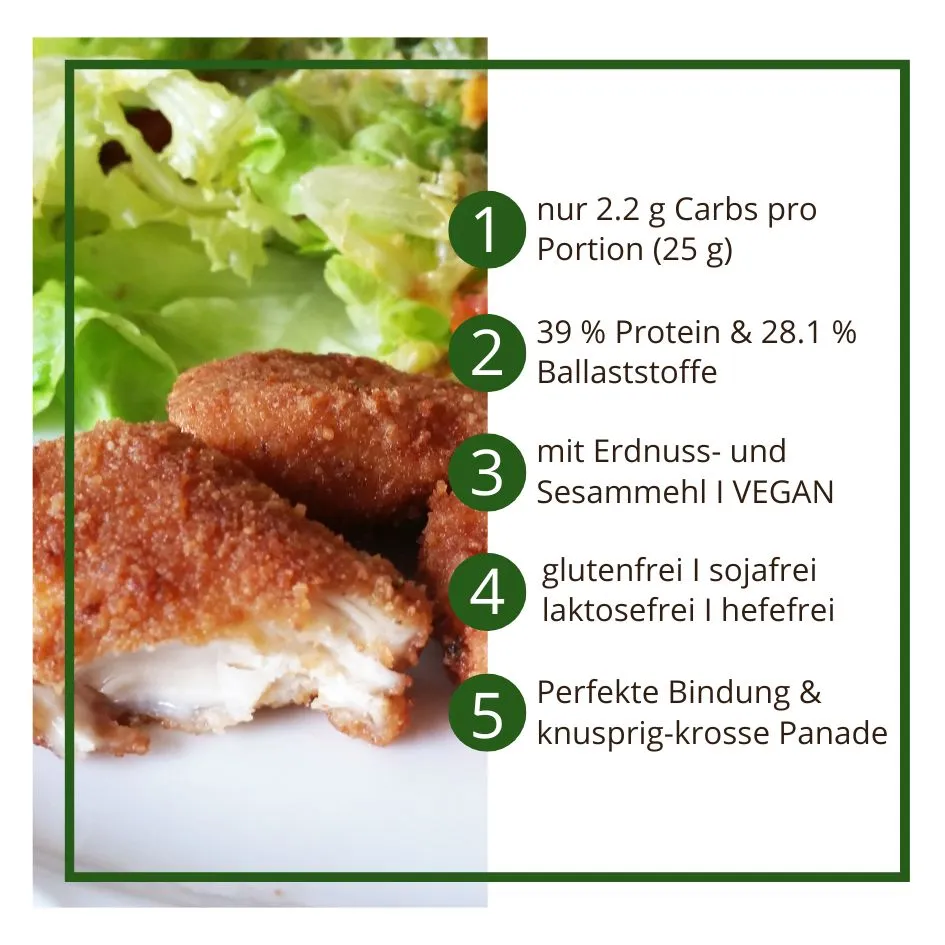 Paniermehl low-carb & glutenfrei 400 g
