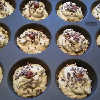 Weisse-Nougat-Muffins-lowcarb-glutenfrei