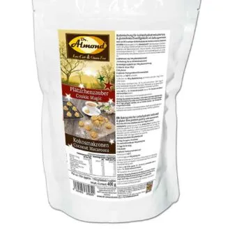 Plätzchenzauber-KOKOSMAKRONEN low carb zuckerfrei glutenfrei