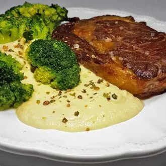 Pfeffer-Rahmsauce lowcarb glutenfrei keto mit Zitrusfaser