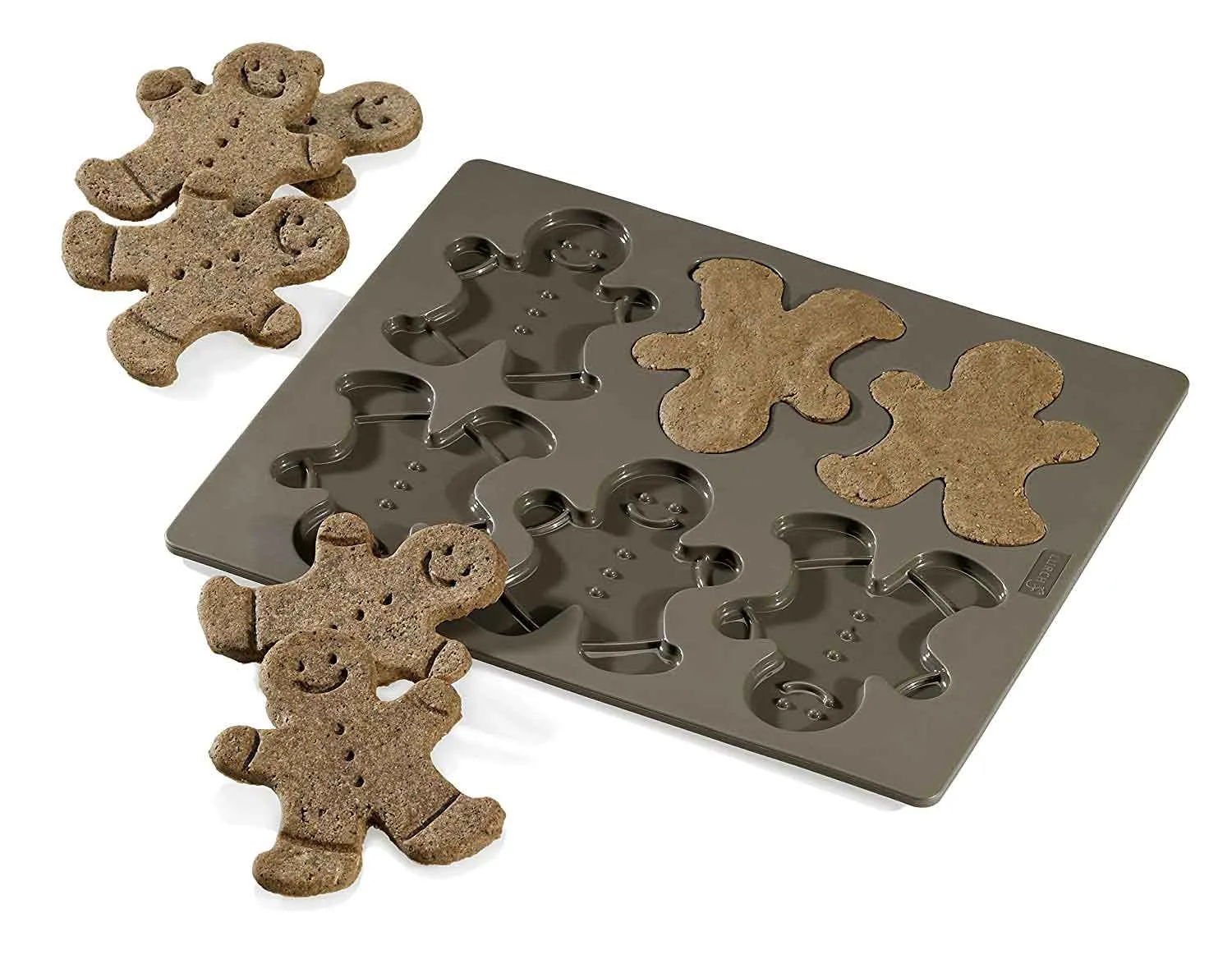 Flexiform Keksform Lebkuchenmann 24x30cm braun