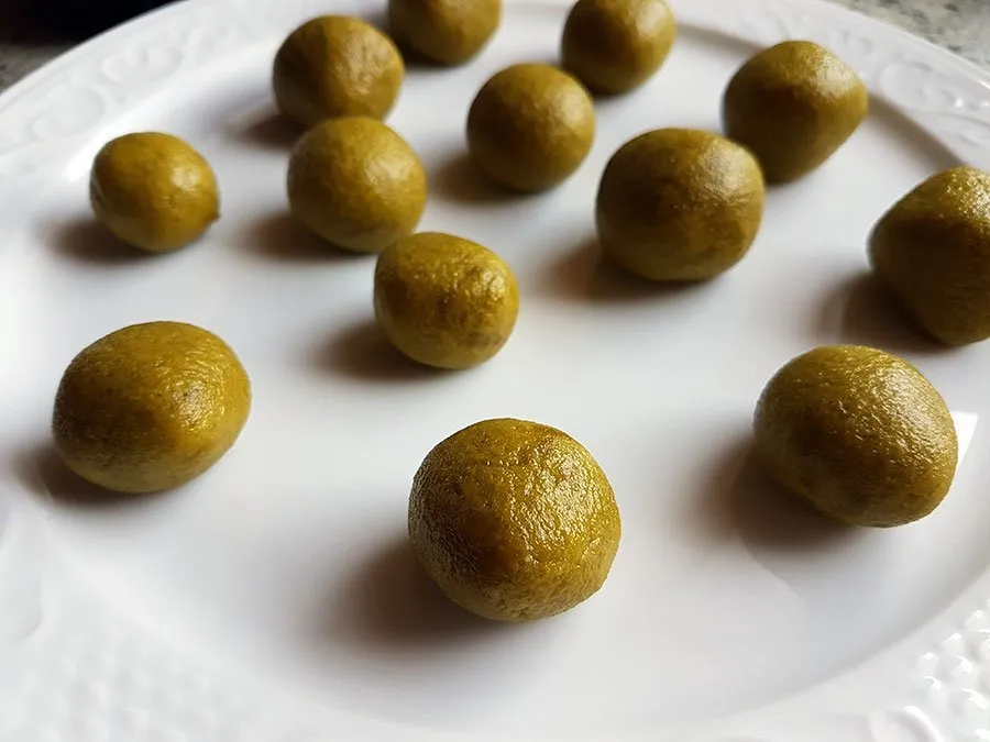 Pistazienmarzipan Pistazien low-carb Marzipan zuckerfreies Marzipan Rezept ohne Zucker