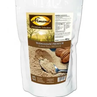 057-03_DrAlmond_Walnussmehl_lowcarb_glutenfrei_backen Walnussprotein PREMIUM low-carb glutenfrei extra fein vermahlen teilentölt