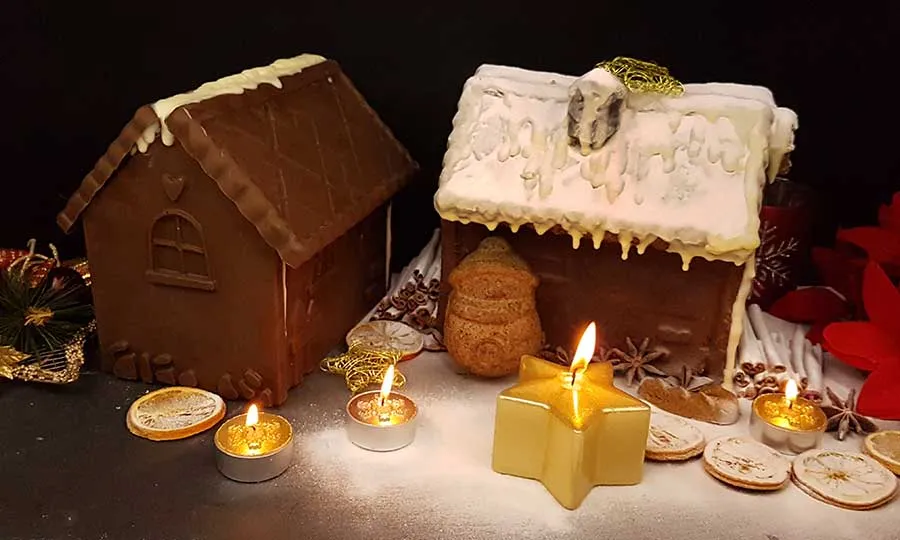 Rezept low carb glutenfreies Lebkuchenhaus