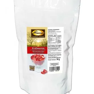 512_Erdbeerscheiben gefriergetrocknete Erdbeeren low carb Snack