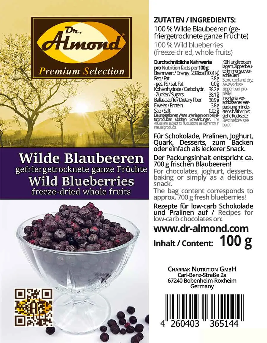 514_Wilde-Blaubeeren ganz_gefriergetrocknete low carb Snack