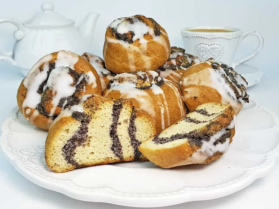Rezept Mohnschnecken low-carb glutenfrei keto