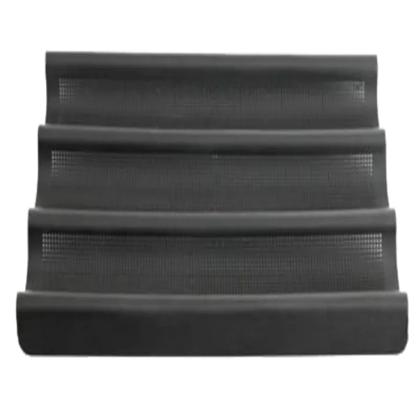 Lurch Flexiform Baguetteform 36x28,5cm 3fach braun mit feinmaschiger Netzstruktur