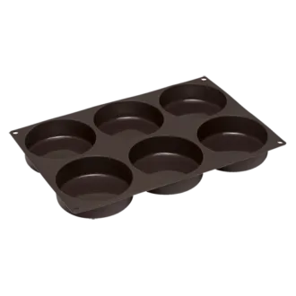 Lurch Flexiform BurgerBun 8,5cm 6fach braun