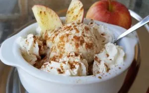 Bratapfel Eis lowcarb zuckerfrei