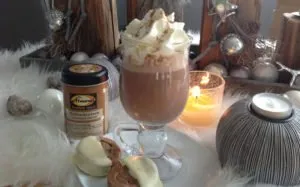 Weihnachtliche Trinkschokolade lowcarb keto glutenfrei