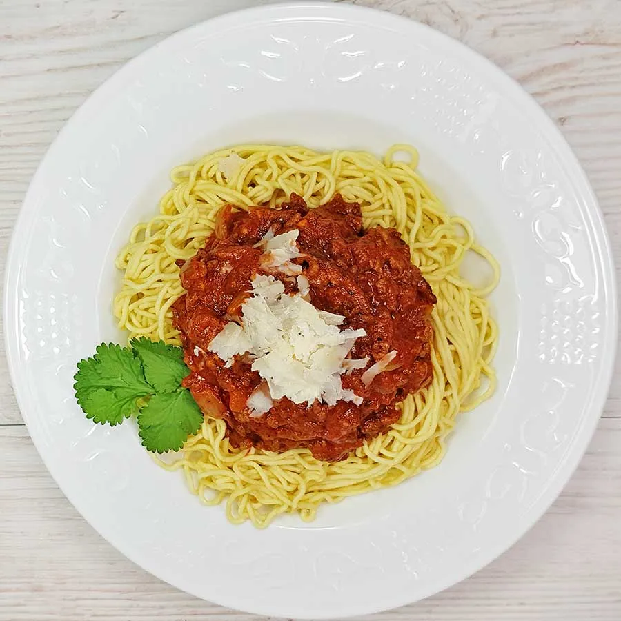 Spaghetti-Bolognese-low-carb-glutenfrei-Gourmet-Rezept-TrickSpaghetti-Bolognese-low-carb-glutenfrei-Gourmet-Rezept-Trick