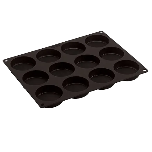 Flexiform BurgerBun Size S Ø6cm 12fach braun