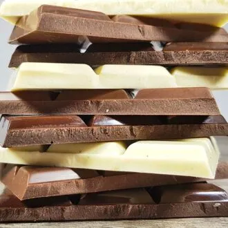 CHOKETO Low Carb & Keto Schokolade BUNTES MIX-Paket PUR - VOLLMILCH + ZARTBITTER + WEISSE JOGHURT-QUARK– 3 Tafeln – handgemacht