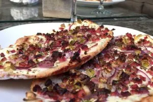 Rezept Flammkuchen lowcarb glutenfrei