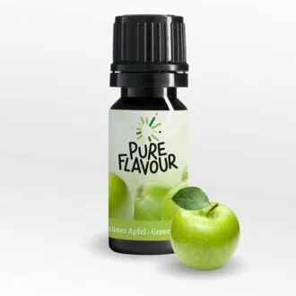 Pure Flavour GRÜNER APFEL Natürliches Aroma 30 ml Tropfen Drops ungesüsst zuckerfrei