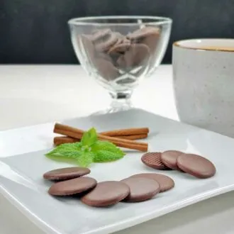 CHOKETO Taler zum Naschen VOLLMILCH - low carb & keto Schokolade - handgemacht - Schokoladenchips Snack zuckerfrei