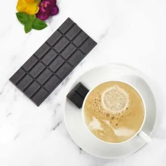 CHOKETO Low Carb & Keto Schokolade SCHWARZE SAHNE PUR – 3 Tafeln – handgemacht