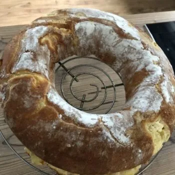 Rezept Fruchtiger Quark-Kranz mit Ananas lowcarb glutenfrei