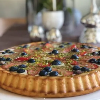 Rezept Früchte-Quark-Kuchen mit Joghurt-Panna-Cotta Spiegel - lowcarb glutenfrei