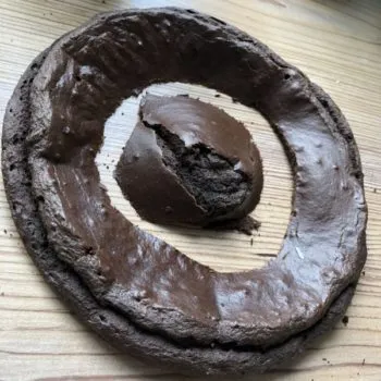 Rezept Schokoladentorte mit Erdbeer-Ricotta-Joghurt-Füllung lowcarb glutenfrei