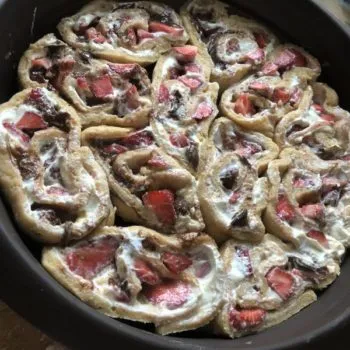 Rezept Erdbeer-Brioche-Kuchen lowcarb glutenfrei keto kalorienarm