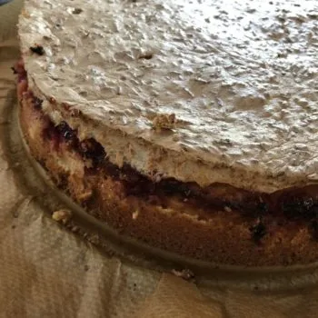 Rezept Johannisbeerkuchen mit Kokos Baiserhaube lowcarb keto kalorienarm