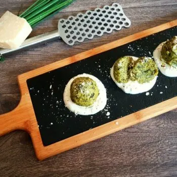 Rezept Spinat Feta Knödel lowcarb glutenfrei