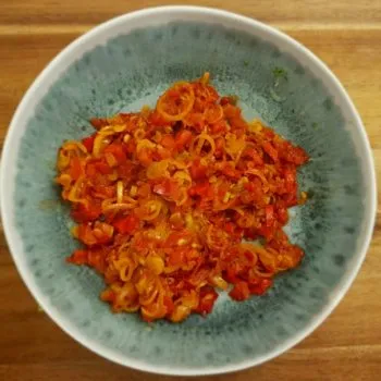 Rezept Backrohr Gemüse Knödel mit Minzejoghurt lowcarb glutenfrei