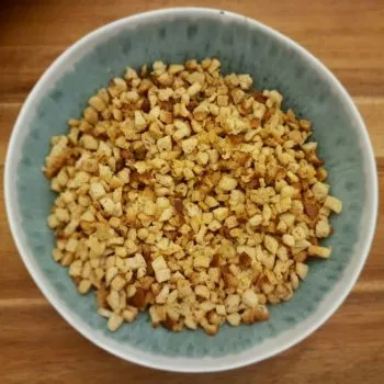 Rezept Backrohr Gemüse Knödel mit Minzejoghurt lowcarb glutenfrei