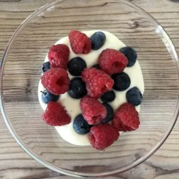 Rezept Dessertcreme Vanille und Schokolade lowcarb glutenfrei