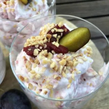 Rezept Pflaumenfluff Zwetschgenfluff lowcarb keto kalorienarm