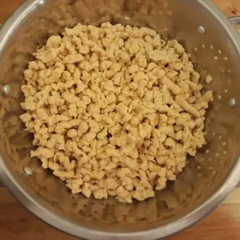 Rezept Spätzle Thunfischsalat mit Sauerrahmdressing lowcarb glutenfrei