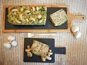 Rezept Champignonkuchen mit Cheddar lowcarb glutenfrei keto kalorienarm